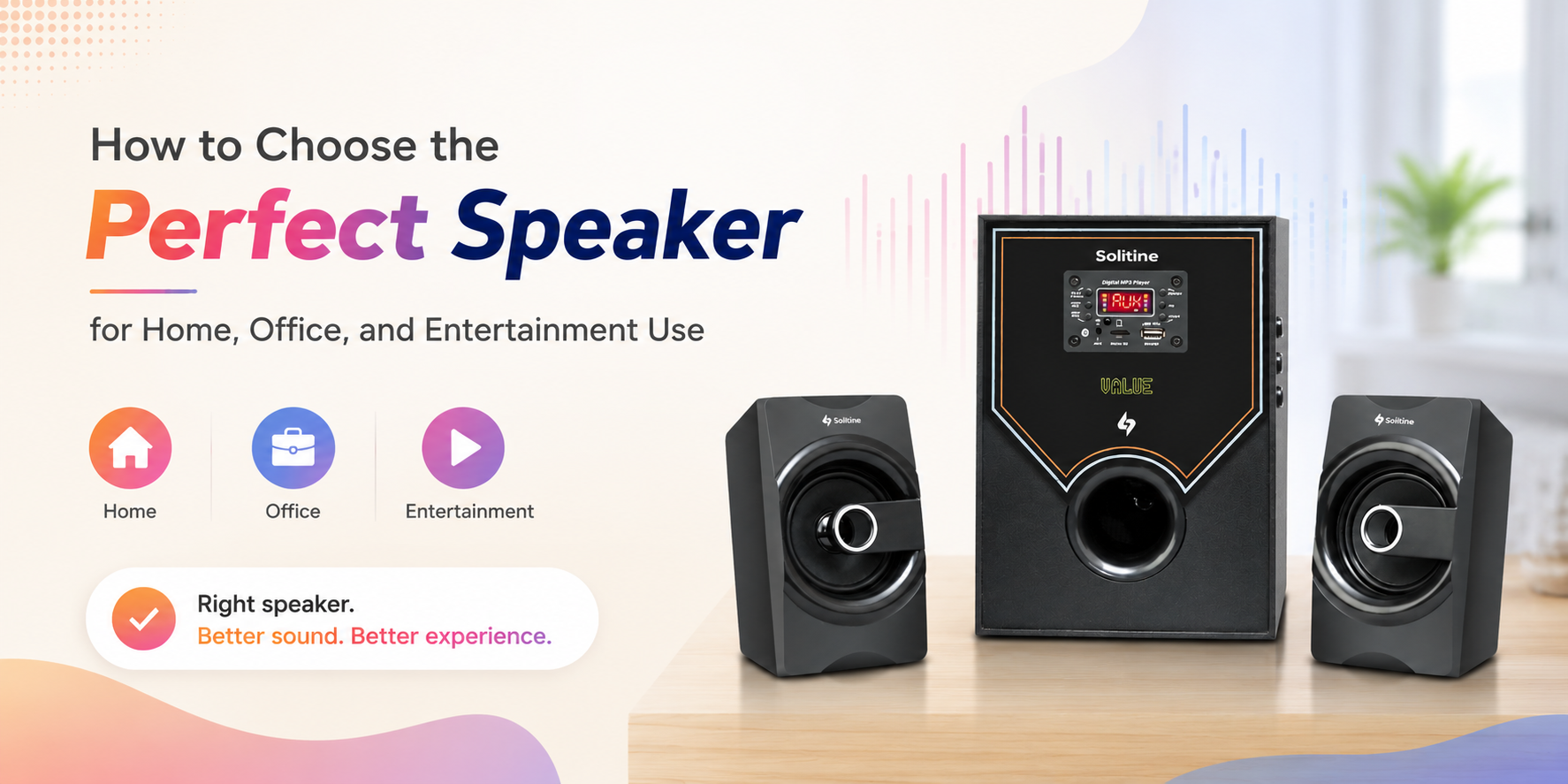 How to Choose the Perfect Speaker for Home, Office, and Entertainment Use