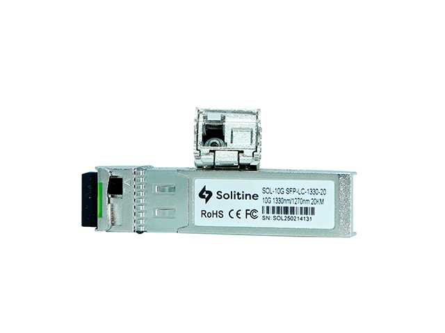 Solitine 10G SFP+ LC Module (Pair) – 20km, 10GBASE-BX, SMF thumbnail