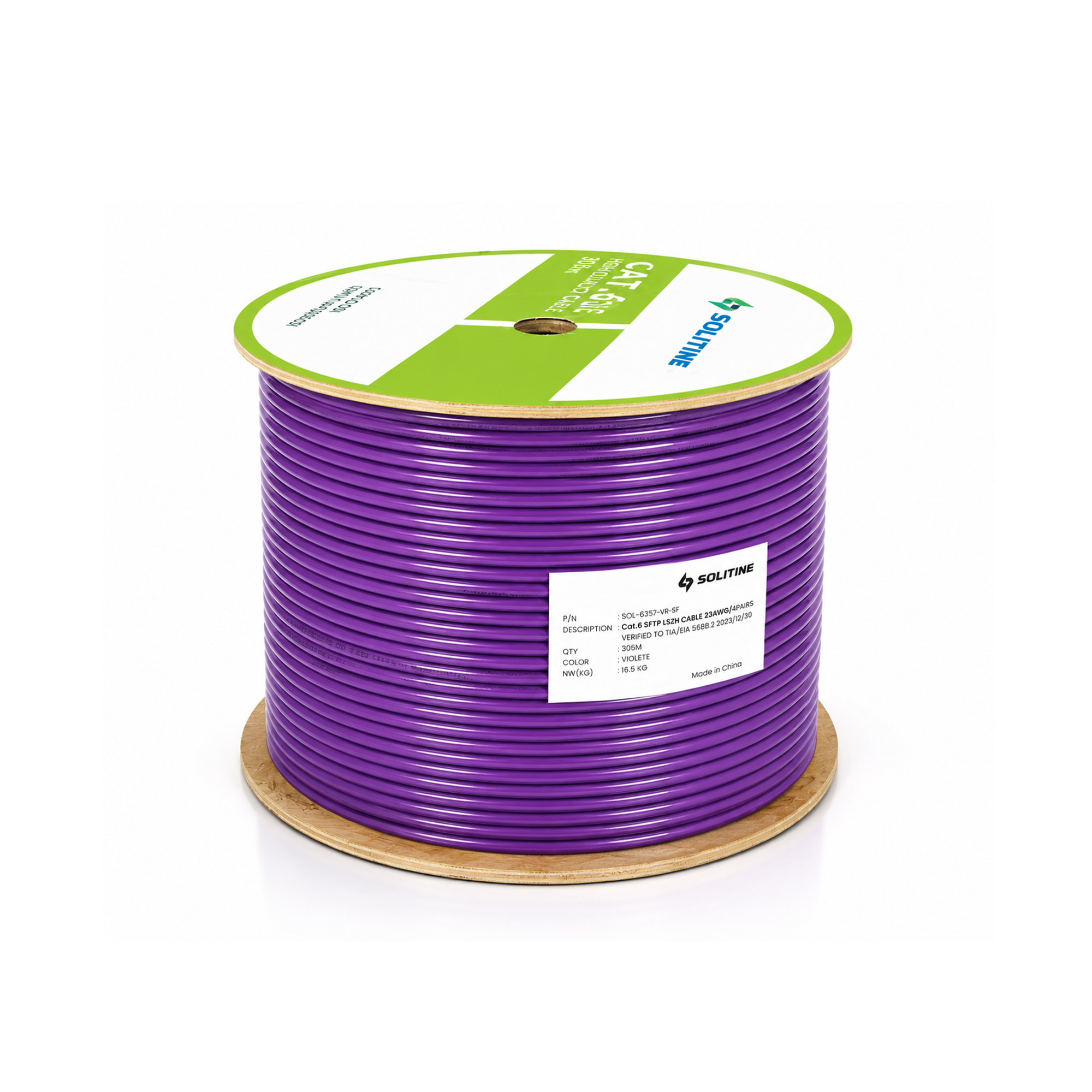 SOLITINE SFTP CAT6 Solid Cable LSZH thumbnail