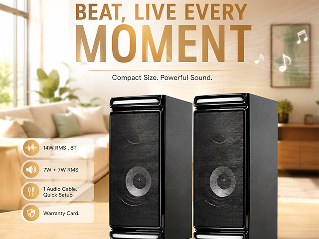 Solitine SE Mini L 18W 2.0 Stereo Speaker thumbnail