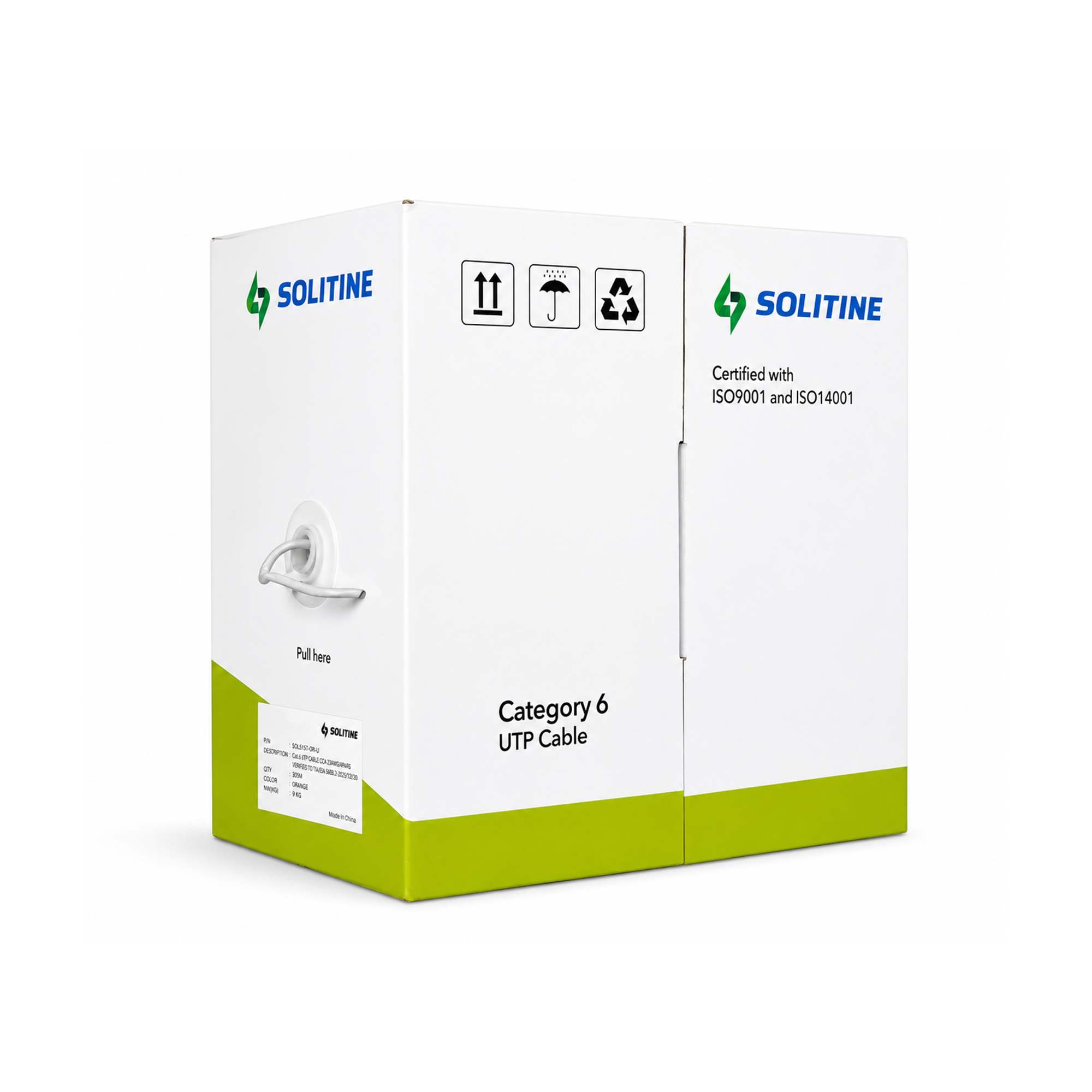 SOLITINE UTP CAT6 Solid Cable Grey thumbnail