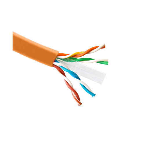 SOLITINE SOL6156-OR-U U/UTP Cat-6 Solid Copper PVC LAN Cable (Orange) thumbnail