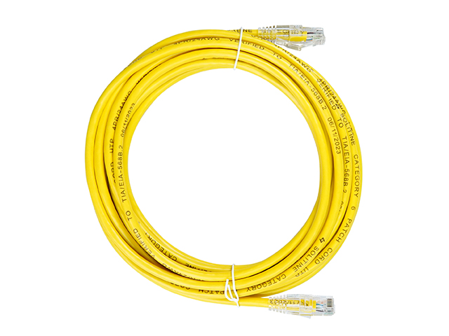 Solitine Cat6 UTP Patch Cable, 5m (Yellow, Blue, Orange) thumbnail