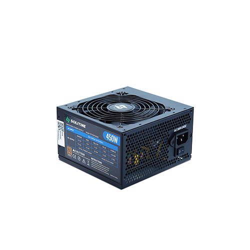 Solitine STN-RP450BZ 450W 80 Plus Bronze Desktop Power Supply (Black) thumbnail