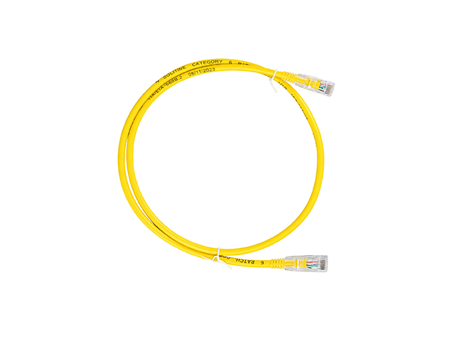 Solitine Cat6 UTP Patch Cable, 1m (Yellow, Blue, Orange, Red) thumbnail