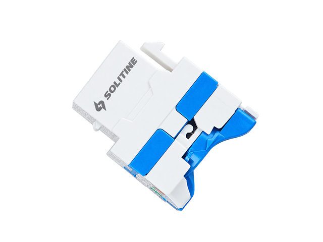 Cat6 Keystone Jack Modular Toolless