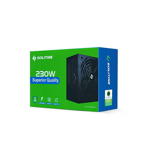 Solitine STN-SP230WB 230W Desktop Power Supply (Black)
