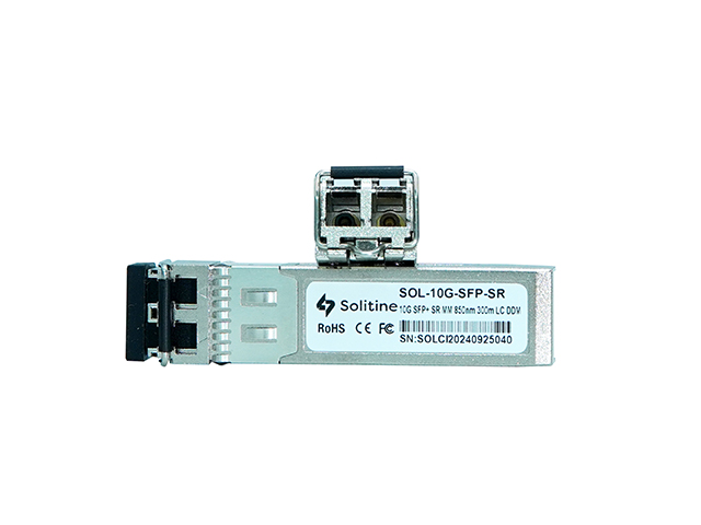 Solitine 10G SR SFP+ Module – 850nm, 300m, LC Duplex, MMF