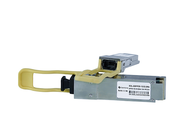 Solitine 100G SR4 QSFP28 Module – 850nm, MPO, 100m, DDM